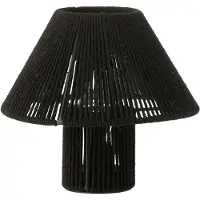 Jline Lampe led metal/coton noir