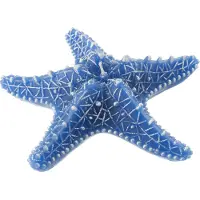 J-Line Bougie etoile de mer bleu large - 3 heures