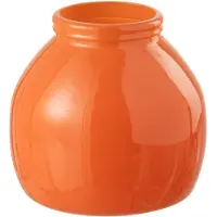 J-Line Vase glass orange small