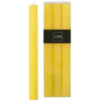 J-Line Boite 6 bougie baton jaune 9h