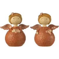 J-Line Ange coeur resin cuivre large assortiment de 2