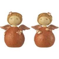 J-Line Ange coeur resin cuivre small assortiment de 2
