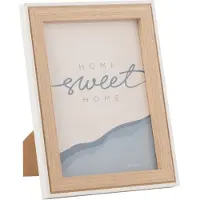 J-Line Cadre photo chloe mdf naturel/blanc medium