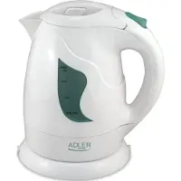 Adler Bouilloire électrique AD 08, 1 L, 850 W, blanche