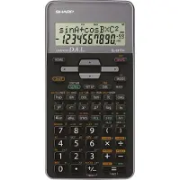 Sharp Calculatrice , EL-531THGY, black, school