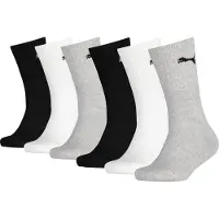 Puma Chaussettes gris / noir / blanc