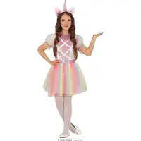 Guirca Rainbow Unicorn Infant Costume Rose 10-12 Years