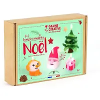 Graine Créative Kit Créatif Bougies à modeler Noël - - Mixte - Bleu - A partir de 6 ans - Enfant