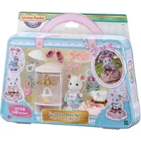 Sylvanian Families Playset 5540 La valisette de mode et grande sœur souris marshmallow