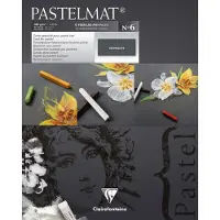 Clairefontaine Pastelmat Bloc artiste Anthracite 24 x 30 cm