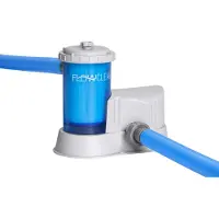 Bestway Flowclear Transparante Pompe de Filtration à Cartouche 5.678 l/h