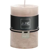 J-Line Bougie cylindre sable m 39h