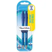 Paper Mate Stylo Bille Flexgrip Ultra RT M 2er blister bleu (2x)