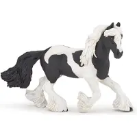 Papo 51550, 3 ans(a), Chevaux, poulains et poneys, Noir, Blanc, PVC