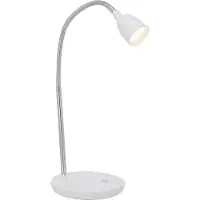 Brilliant LED Lampe de table Anthony | plastique/métal | fer/blanc | Réglage individuel