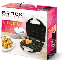Brock Electronics Appareil à croque-monsieur Brock HZ3012, Fun Kitchen, Blanc