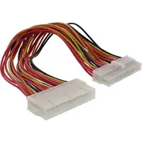 InLine Rallonge câble électrique interne, , 24 broches mâle/fem., bloc d'alimentation - carte mère, 20cm