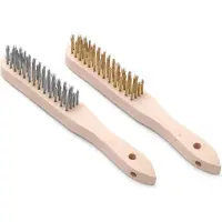 Hendi Jeu de brosses métalliques en laiton Acier inoxydable (29.60 cm)