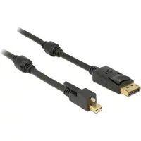 DeLOCK 83722 câble DisplayPort 2 m Mini DisplayPort Noir