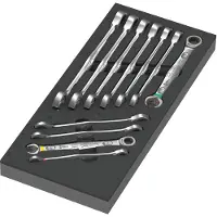 Wera 5150120001 9730 Jeu De 11 Pièces 6000 Joker Dans Une Pochette En Mousse - 8-19 Mm