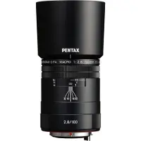 Pentax 100mm F/2.8 HD DFA ED AW Macro noir