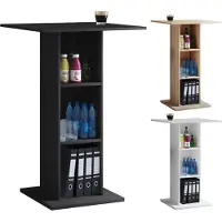 Hioshop Pupitre en bois Pupitre d'orateur Table haute Bofus Pupitre en bois Pupitre d'orateur Table haute Bofus