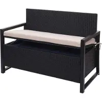 MCW Poly-Rattan Banc 2 places -F39