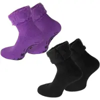 Normani Chaussettes 'Dream' violet / noir