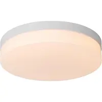 Lucide Éclairage de plafond Biskit Ø 34,5cm - IP44 blanc