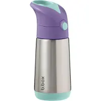 B.Box Thermos Avec Paille 350 Ml Lilas Pop