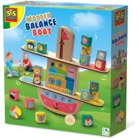 SES Creative Jeu Éducatif Bateau à Équilibre en Bois SES Créatif