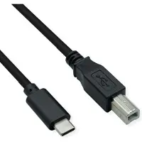 Roline Câble USB - Connecteur USB-C (M) vers USB Type B (M), 24 broches