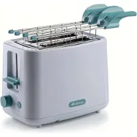 Ariete Grille-pain pour petit-déjeuner 157 760 W 2 tranches de pain Pinces en acier inoxydable 7 niveaux Blanc