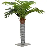 vidaXL Palmier artificiel 12 feuilles 150 cm vert