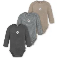 Normani Barboteuse / body 'Auckland' beige / gris / mélange de couleurs