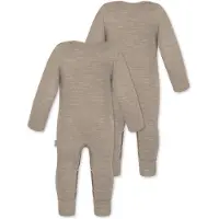 Normani Barboteuse / body 'Tangoio' beige / beige chiné / vert / blanc