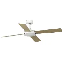 Faro Mallorca Dc Ventilateur de Plafond Ø132cm | White & Maple | Standard