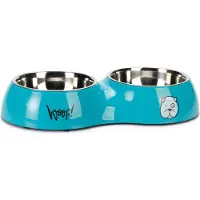 Karlie Tyler 2 Dog Feeder Bleu 2 x 900ml