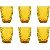 Medard de Noblat MÃdard de Noblat - Diamond - Glas 22 cl - Geel - 6 delig (71170170), Verres, Jaune