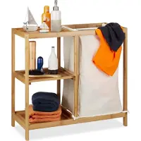 Relaxdays Étagère de salle de bain (68 x 33 x 65 cm)