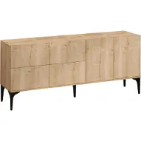 Skye Decor , Laika - Sapphire Oak, meubles de salon, chêne saphir, 180 x 80 x 40 cm
