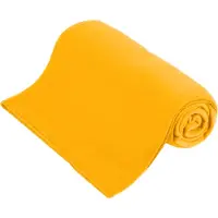 Teesa Couverture polaire 130x150 cm - jaune (150 x 130 cm)