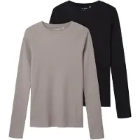 TWO SOON T-Shirt gris / noir