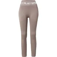 Only Play Pantalon de sport 'ONPNANNA' taupe / blanc