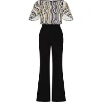 HotSquash Combinaison beige / marine / noir / blanc