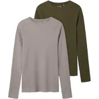TWO SOON T-Shirt gris / vert
