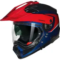 Nolan N70-2 X Convinto 344, casque modulaire ,Bleu/Rouge/Blanc/Noir ,XL