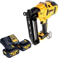 DeWalt DCN 660 M2 Cloueur sans fil 18V 32 - 63 mm Brushless + 2x batterie 4,0 Ah + chargeur (Pistolet à clous)