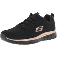 SKECHERS Baskets basses 'Graceful Get Connected' or / noir