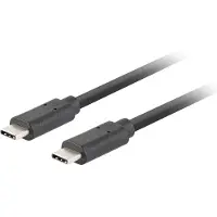 Lanberg Usb-C Kabel M/M 3.1 Gen 2 1.8M 10Gb/S Pd100W Schwarz